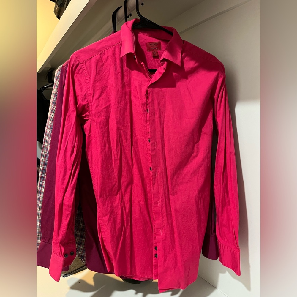 Alfani slim fit size small dress shirt